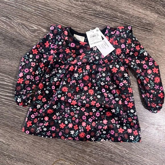 NWT - First Impressions - Floral Ruffled Dress - Picture 2 of 5